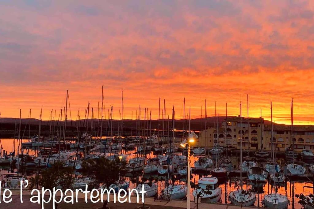 Appartement Avec Vue Sur Le Port Leucate Exteriör bild